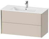 Duravit Waschtischunterbau XVIU 1010 mm 2 Schubkästen Nussbaum für ME by Starck