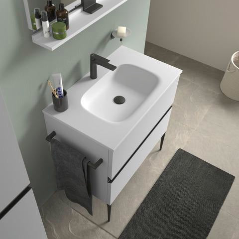 DURAVIT Sivida Sockelfuß 2er Set Chrom 250 mm für WTU mit Befestigungsmaterial