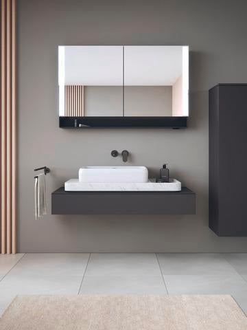 DURAVIT Qatego Aufsatzbecken mit Konsole 1000 mm Weiß Hochglanz HygieneGlaze