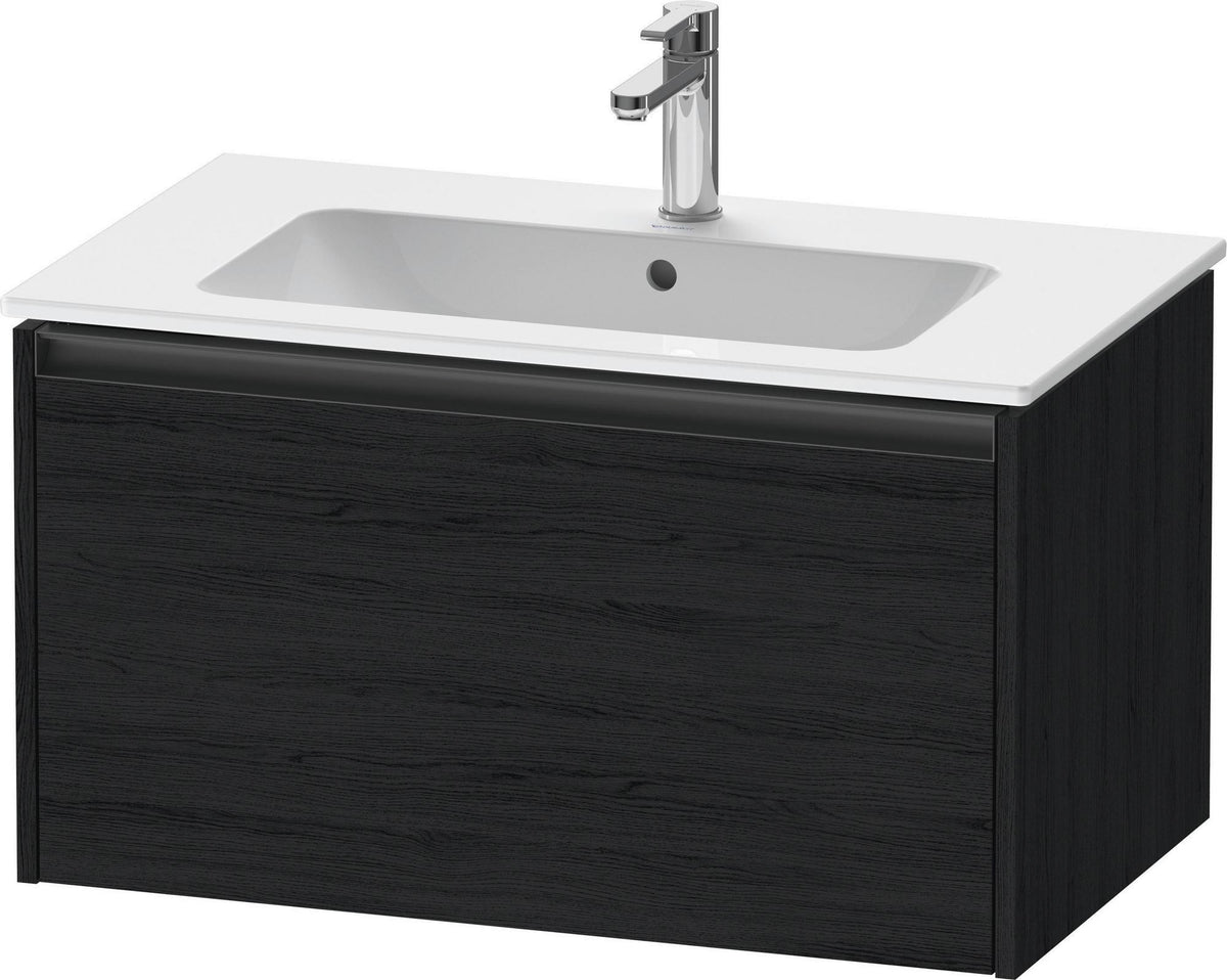 DURAVIT Ketho.2 Waschtischunterbau 810 mm betongrau matt mit Soft-Close-Auszug