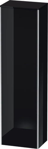 DURAVIT Hochschrank XSquare, wandhängend, rechts, 1776x500x356 mm, Schwarz Hochglanz