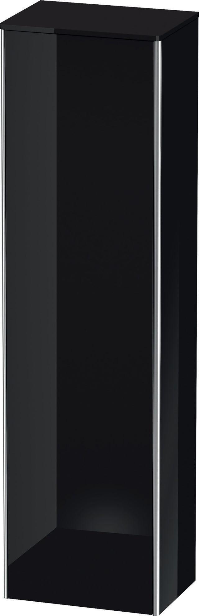 DURAVIT Hochschrank XSquare, wandhängend, rechts, 1776x500x356 mm, Schwarz Hochglanz