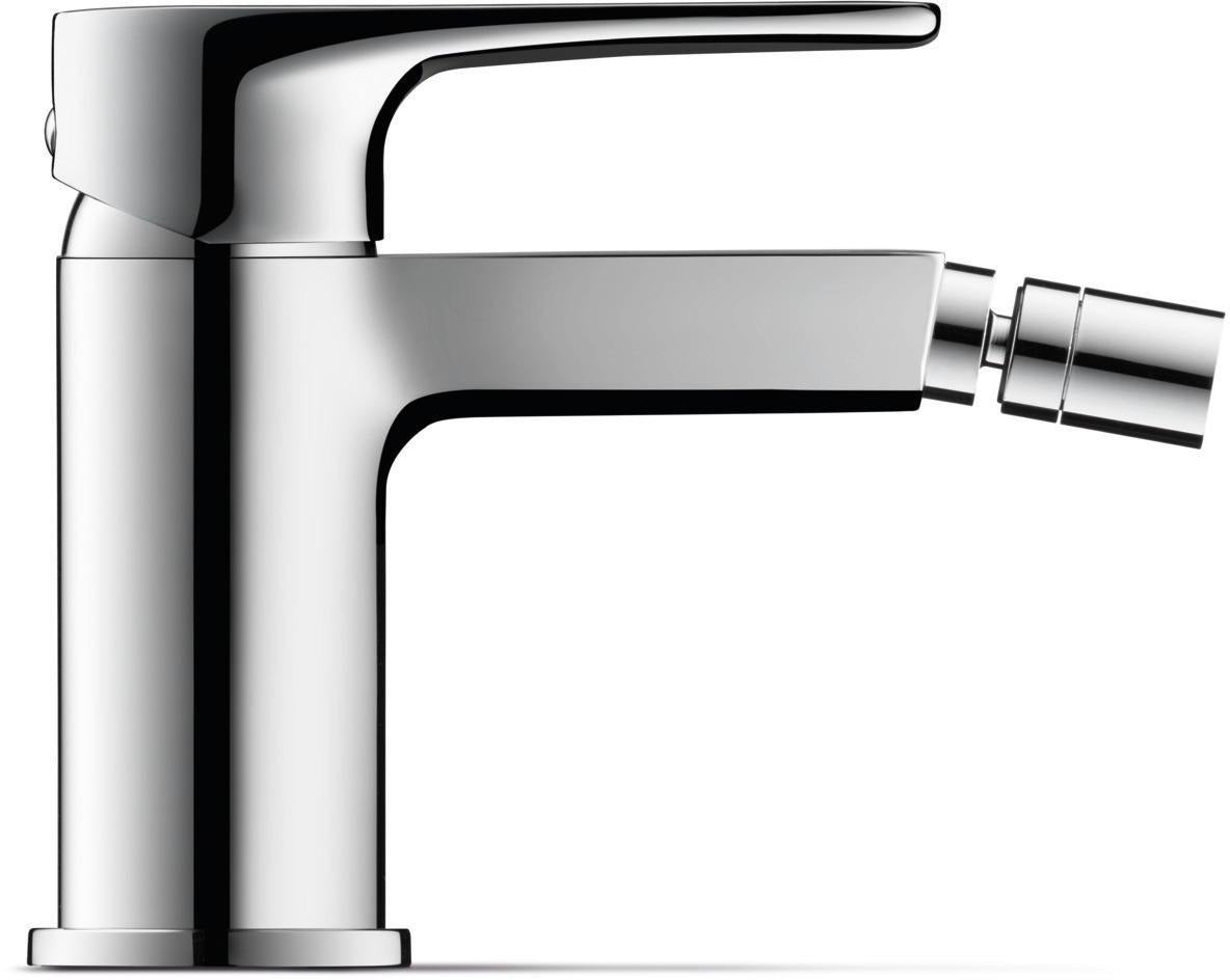 DURAVIT B.1 Einhebel-Bidetmischer Chrom 127 mm Ausladung mit Zugstangen-Ablaufgarnitur