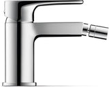 DURAVIT B.1 Einhebel-Bidetmischer Chrom 127 mm Ausladung mit Zugstangen-Ablaufgarnitur