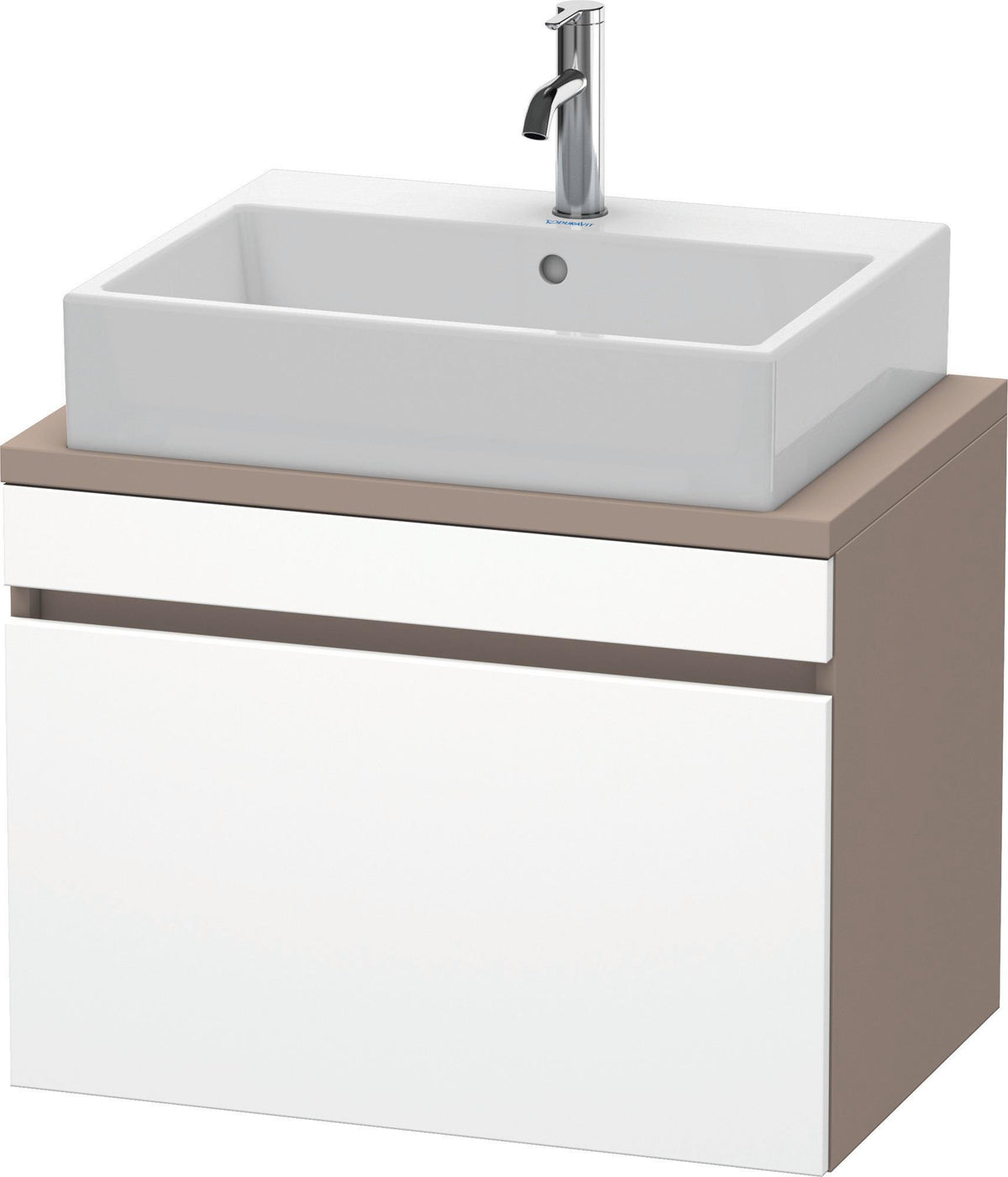 DURAVIT DuraStyle Konsolenunterschrank 700 mm betongrau matt mit Soft-Close-Auszug