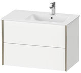 DURAVIT XViu Waschtischunterbau 810 mm mit 2 Schubkästen, Strukturmatte