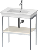 DURAVIT White Tulip Metallkonsole 760x684x450 mm Taupe Hochglanz mit Höhenausgleich
