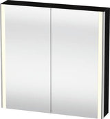 Duravit XSquare Spiegelschrank 800 mm mit LED-Beleuchtung, 2 Schwingtüren & Soft-Close