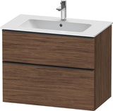 Duravit D-Neo Waschtischunterbau 810 mm betongrau matt mit Soft-Close-Auszug