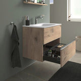 DURAVIT Sivida Spiegelablage 800x115x35mm Chrom/Weiß Matt – Montage unter Spiegel inkl. Befestigungsmaterial
