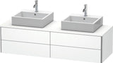 DURAVIT XSquare Waschtischunterbau 1600 mm wandhängend mit Schubkasten und Siphonausschnitt