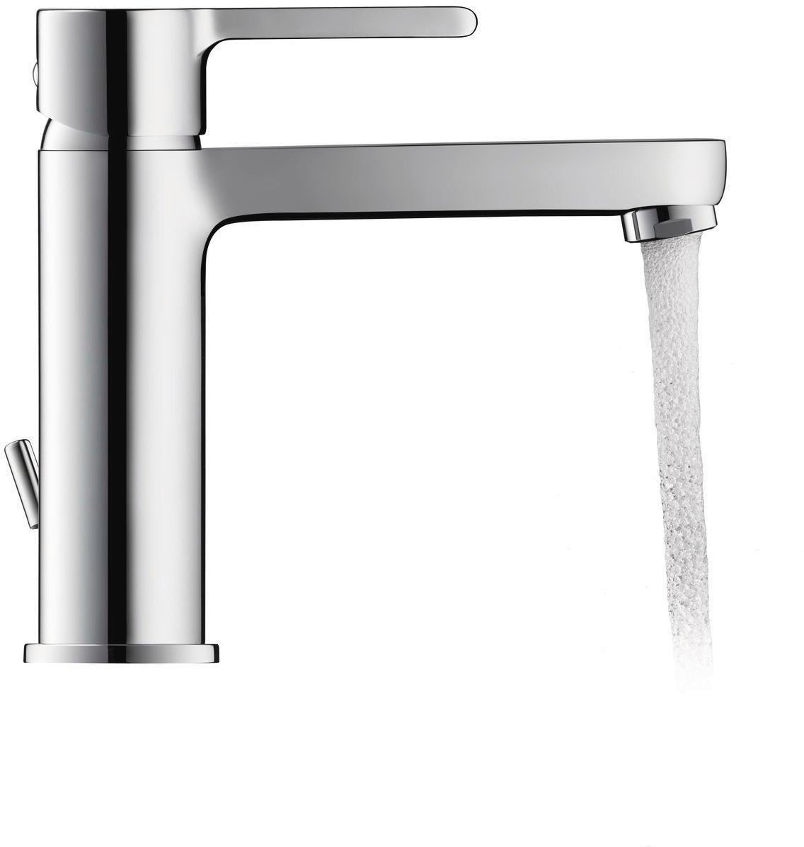 DURAVIT B.2 Einhebel-Waschtischmischer mit Zugstange, Chrom – 138,5 mm Ausladung