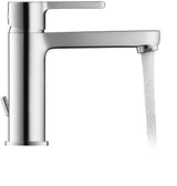 DURAVIT B.2 Einhebel-Waschtischmischer mit Zugstange, Chrom – 138,5 mm Ausladung