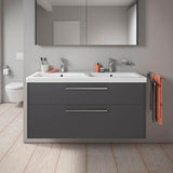 Duravit D-Code Einhebel-Waschtischmischer mit Kaltstart-Funktion, Chrom, 107 mm Ausladung