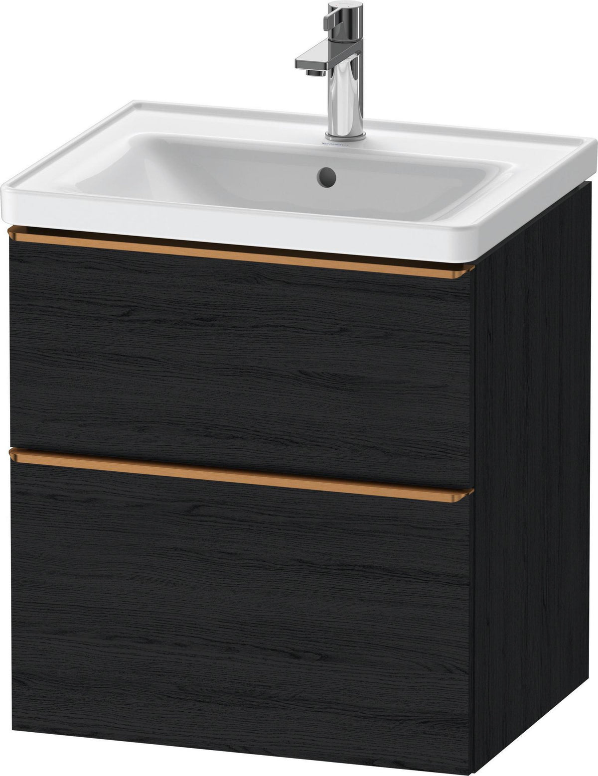 Duravit D-Neo Waschtischunterbau 584 mm betongrau matt mit Auszug und Schubkasten