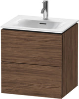DURAVIT L-Cube Waschtischunterbau 520 mm weiß matt – 2 Schubkästen, wandhängend
