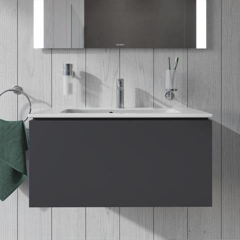 Duravit L-Cube Waschtischunterbau 820 mm Weiß Matt mit 1 Auszug und Tip-On-Technik