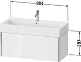 DURAVIT Waschtischunterbau XVIU 984 mm Ahorn Mitte für Vero Air – Wandhängend