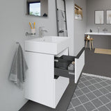 DURAVIT Waschtisch Vero Air 600 mm mit Überlauf, 1 Hahnloch, weiß – Wandmontage