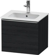 DURAVIT D-Neo Waschtischunterbau 510 mm Eiche Schwarz Matt mit Bronze Griff