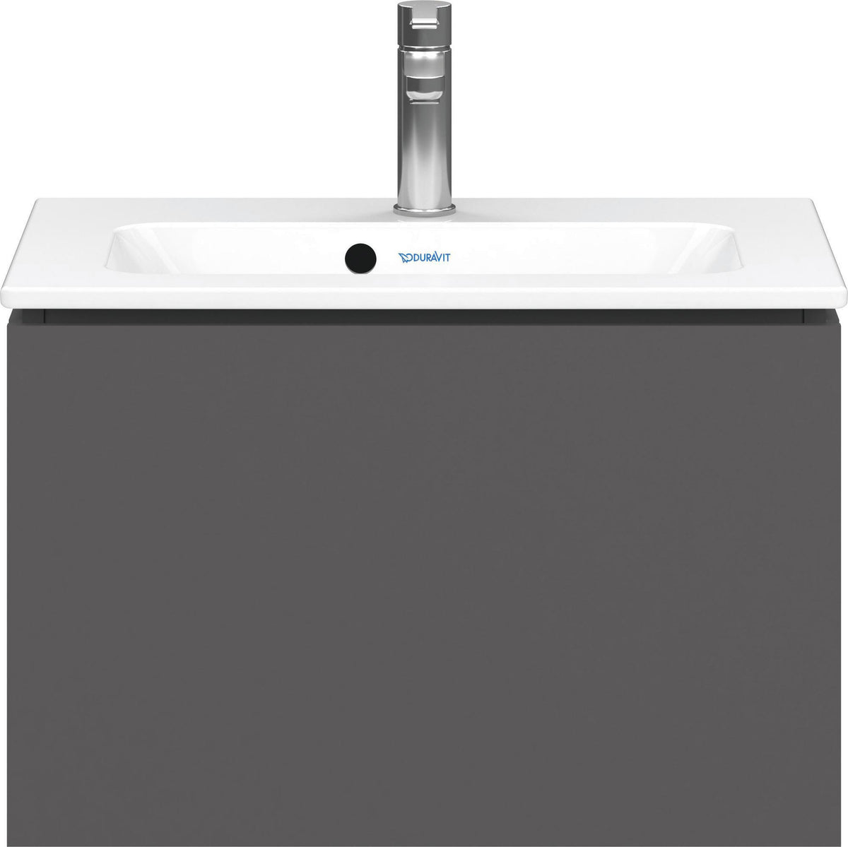DURAVIT L-Cube Waschtischunterbau 620 mm, 1 Auszug, Weiß Matt, Wandmontage