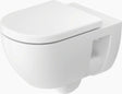 Duravit D-Code Wand-WC 570 mm spülrandlos weiß – Rimless Tiefspüler