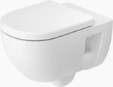 Duravit D-Code Wand-WC 570 mm spülrandlos weiß – Rimless Tiefspüler