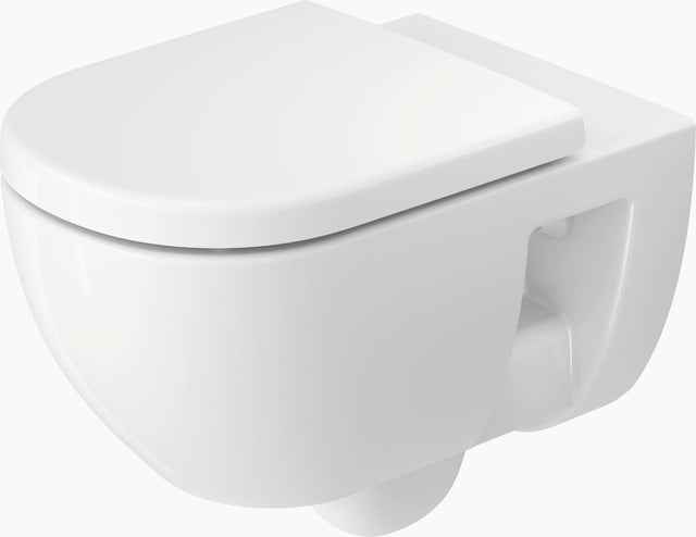 Duravit D-Code Wand-WC 570 mm spülrandlos weiß – Rimless Tiefspüler