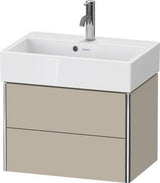 Duravit XSquare Waschtischunterbau 584 mm wandhängend s-matt mit Schubkasten für Vero Air