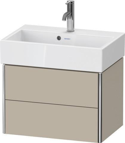 Duravit XSquare Waschtischunterbau 584 mm wandhängend s-matt mit Schubkasten für Vero Air