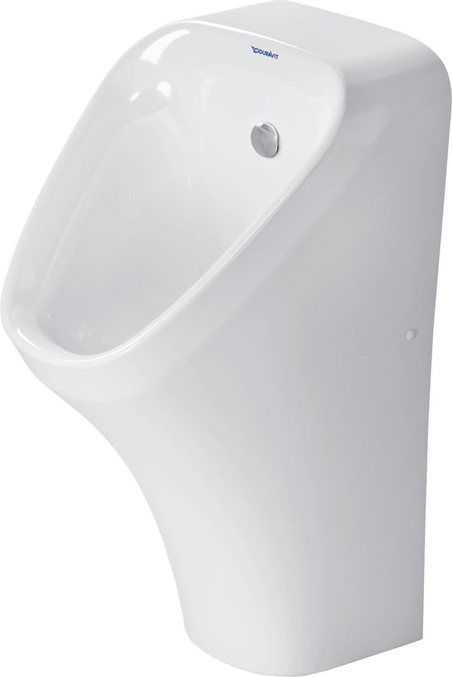 DURAVIT DuraStyle Urinal 300 x 340 mm, Zulauf hinten, spülrandlos, mit Fliege, weiß
