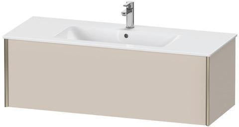 Duravit Waschtischunterbau XVIU 1210 mm weiß matt – wandhängend mit Tip-On-Technik