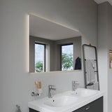DURAVIT Licht & Spiegel Wandspiegel 600x700mm IP44 mit Beleuchtung und Schalter – matt, inkl. Befestigungsmaterial