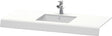 DURAVIT DuraStyle Konsole 800 mm weiß matt mit 1 Ausschnitt – Wandhängende Waschtischplatte