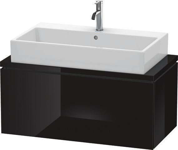 DURAVIT L-Cube Waschtischunterbau 920 mm taupe supermatt mit Tip-On-Technik