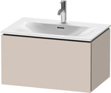 Duravit L-Cube Waschtischunterbau wandhängend 720 mm weiß matt mit 1 Auszug und Tip-On-Technik