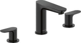 DURAVIT Wave 3-Loch Waschtischarmatur Chrom – 129 mm Ausladung, ohne Zugstange
