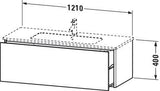 Duravit Waschtischunterbau XSQUARE 1210 mm wandhängend für ME by Starck