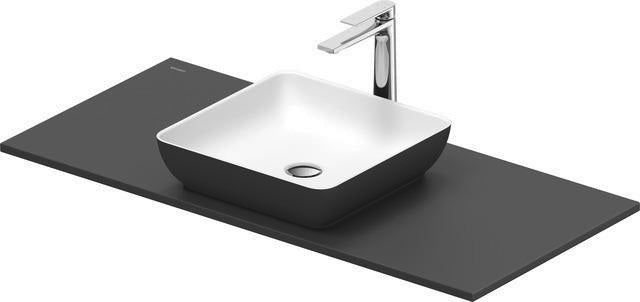 DURAVIT Sivida Waschtischset 1080x500 mm Aufsatzbecken mit Konsole, medizinische Ausführung