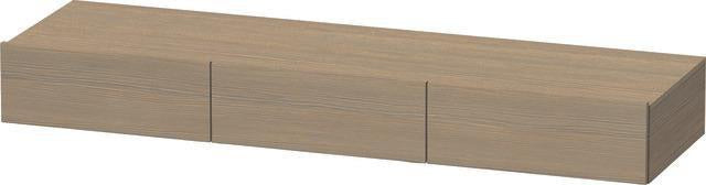 DURAVIT DuraStyle Schubkastenablage 1500 mm, Eiche Terra/Weiß Matt, 3 Schubkästen