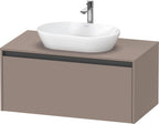 basalt matt / 1 Auszug / Waschtischunterbau