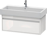 DURAVIT Ketho Waschtischunterbau 950 mm wandhängend, 1 Auszug, weiß matt – Soft-Close