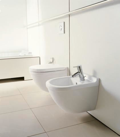 DURAVIT Wand-WC Starck 3 540 mm Tiefspüler mit Durafix, weiß