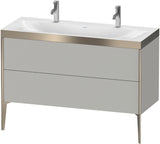 DURAVIT XViu c-bonded Waschtischunterbauset 1200 mm Eiche mit 2 Auszügen