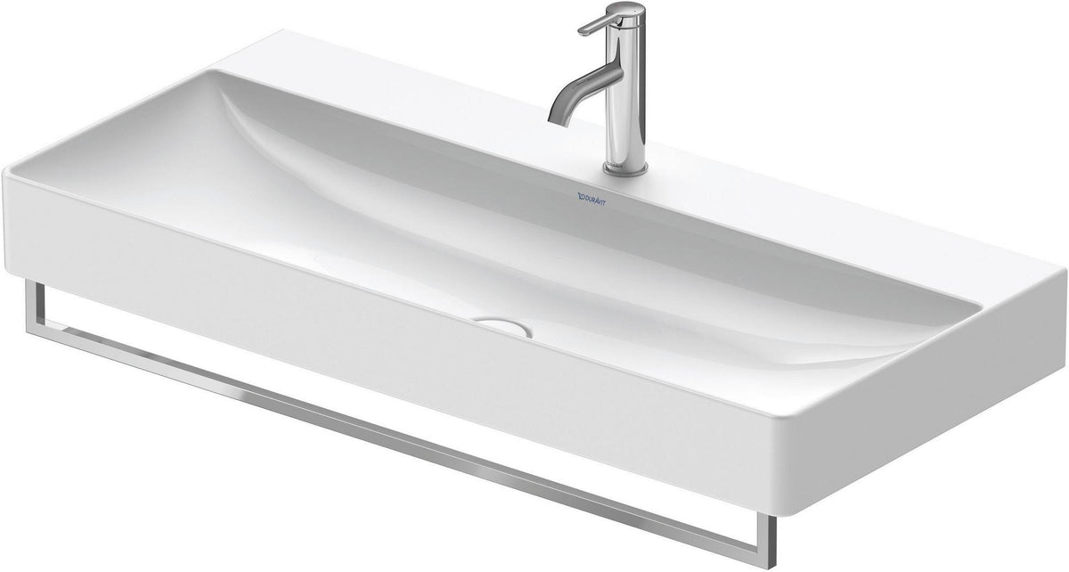 DURAVIT Universal Handtuchhalter Chrom 941 mm – 1 Arm, eckiges Design