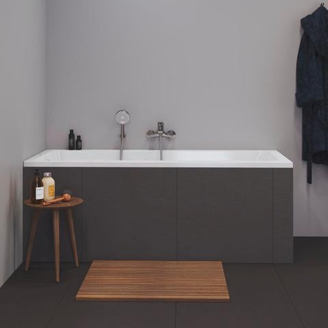 Duravit No.1 Badewanne 1500x700 mm Einbauversion mit 1 Rückenschräge in Weiß