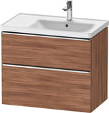 Duravit D-Neo Waschtischunterbau 784 mm Eiche Schwarz Bronze, wandhängend, 1 Auszug