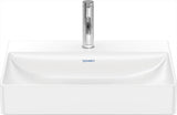 Duravit DuraSquare Waschtisch 600 mm weiß mit Hahnloch ohne Überlauf für Wandmontage