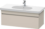 DURAVIT DuraStyle Waschtischunterbau 1000 mm wandhängend mit 1 Auszug und Soft-Close in Weiß Matt