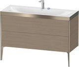 DURAVIT XViu c-bonded Waschtischunterbauset 1200 mm Eiche mit 2 Auszügen